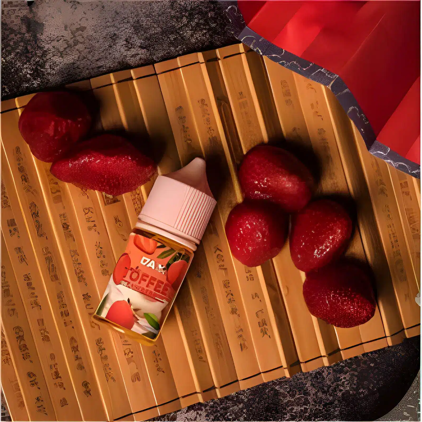 DAVAPE TOFFEE STRAWBERRIES 菸油|草莓太妃糖煙油|30ML/60ML(0/30mg)